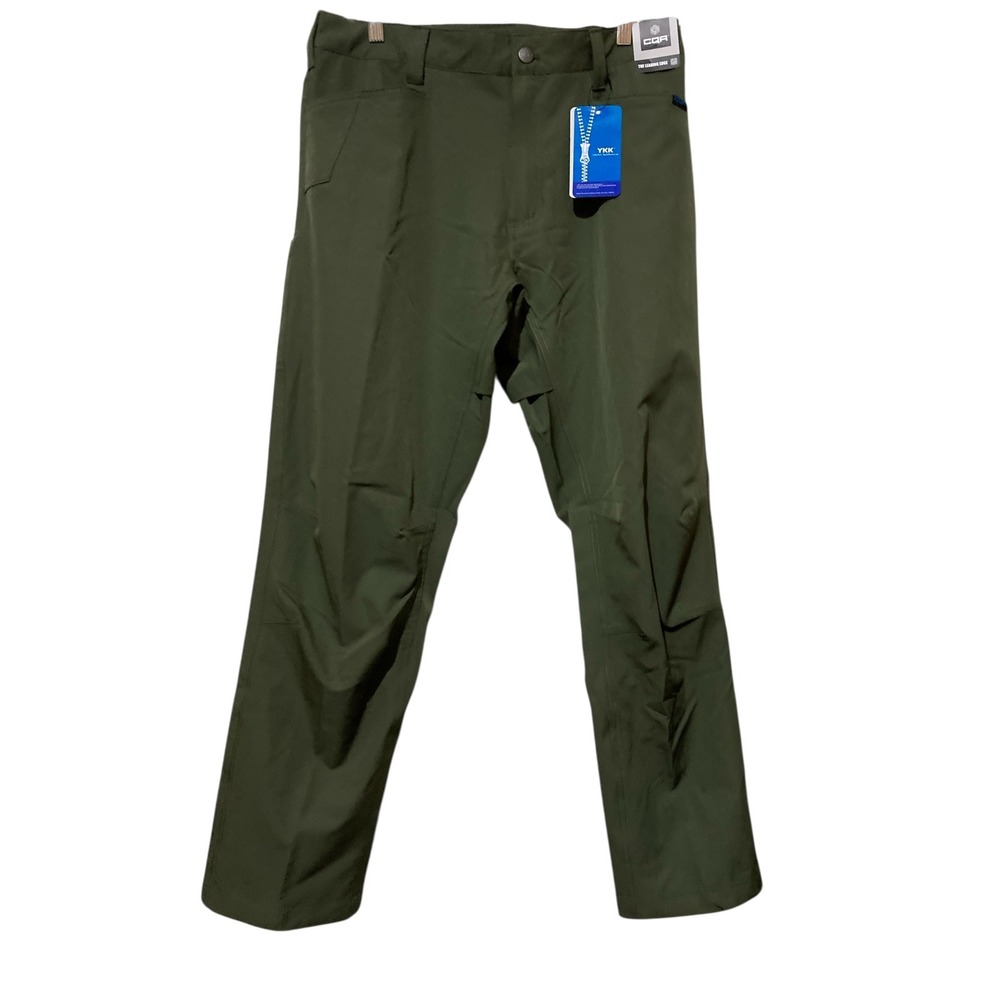 CQR Mens Tactical Pants Olive Green Water Repellent Hiking Work Trousers 32x30